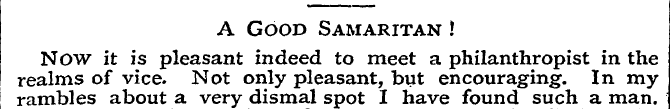 A Good Samaritan ! Now it is pleasant in...