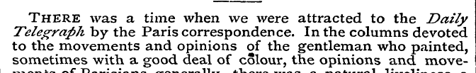 Telegraph There by was the a Paris time ...