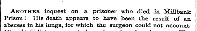 Another inquest on a prisoner who died i...