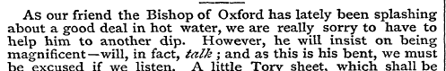 As our friend the Bishop of Oxford has l...