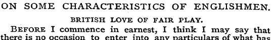 ON SOME CHARACTERISTICS OF ENGLISHMEN. B...