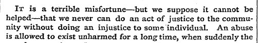 It is a terrible misfortune—but we suppo...