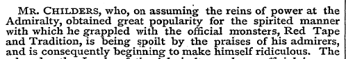 Admiralty Mr. Childers , obtained , who ...