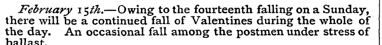 there February will be 15 a th continued...