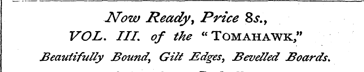 Now Ready 1 Price 8s., VOL. III. of the ...