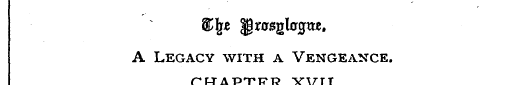 &\z Itagtorijttt, A Legacy with a Vengea...
