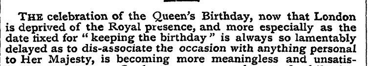 is The deprived celebration of the Royal...