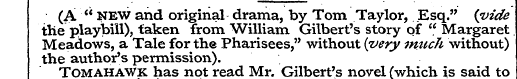 the (A play " NEW bill), and taken orig ...