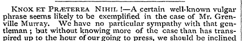 phrase Knox seem et s Prjeterea likely t...