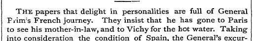 The papers that delight in personalities...