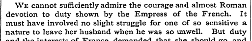 We cannot sufficiently admire the courag...