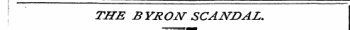 THE BYRON SCANDAL.