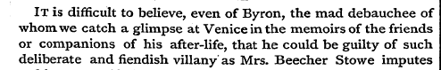 It is difficult to believe, even of Byro...