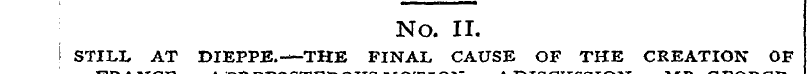 No. II. i STILL AT DIEPPE.—THE FINAL CAU...