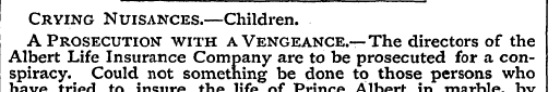 Crying Nuisances.—Children. Albert A Pro...