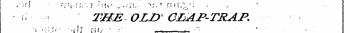 TMB OLJD c£AP-TRAP. ~ \ ." - •' _'¦' :>'...