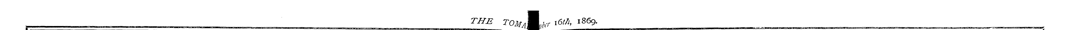 THE TomMm * <M> l86 » , — —