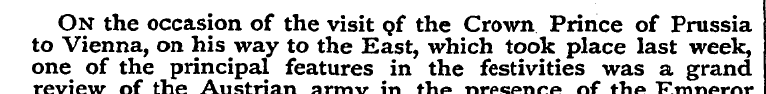 On the occasion of the visit of the Crow...