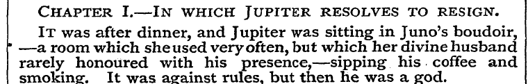 Chapter I.—In which Jupiter resolves to ...