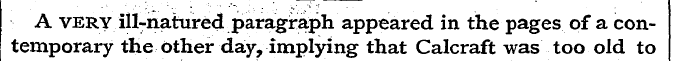 A very ill-natured paragraph appeared in...