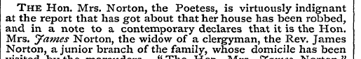 at The the report Hon. that Mrs. has Nor...