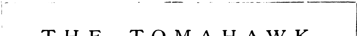 . _ I THE TOMAHAWK. A SATURDAY JOURNAL O...