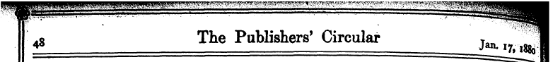 A « The Publishers' Circular To S ** J^y...