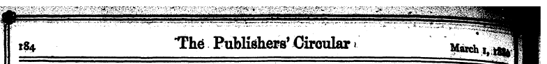 WsssssMss^ t«* The PublishersVCiroular. ...