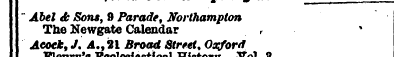 • ww , , j ~ Abel The A Newgate Son*, 9 ...