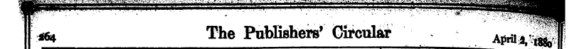 '¦ * The PubliBhera' Circular , ^S
