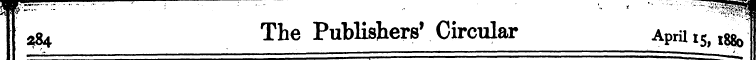2^ The Publishers' Circular April 15, ^ ...