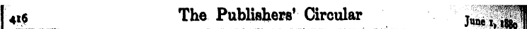 4* The Publiahers'Circular j»« ^