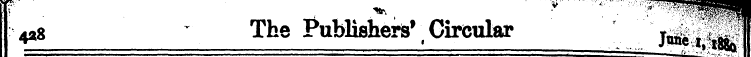 4^ The Publkfaers*,Circular J«nfe ,.^