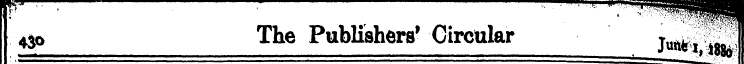 r 4*0 : The Publishers 1 Circular . V Ti...