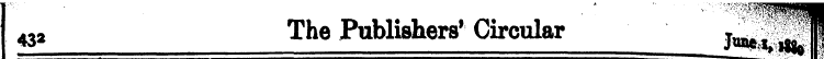 ¦£ The Publishers'Circular ^g^