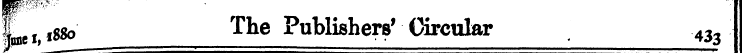 IP*-' LI( ,880 The Publishers' Circular ...