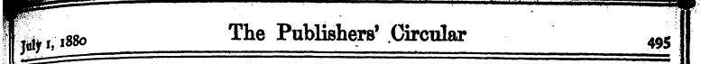 f^ l88o The Publishers' .Circular 495