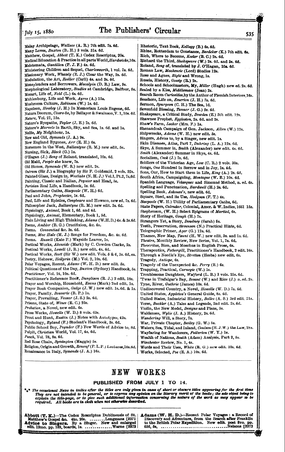 Publishers’ Circular (1880-1890): jS F Y, 1st edition - Acts, Supreme Court Of Judicature, Andra...