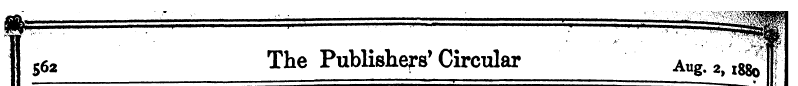 562 The Publishers' Circular Aug. 2 > l8...