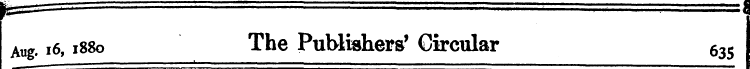 Aug. 16,1880 The Publishers' Circular 63...