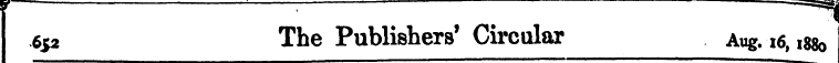 6i2 The Publishers 1 Circular Aug. 16188...