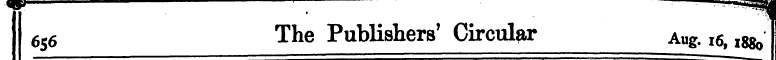 6s6 The Publishers' Circular Aug. 16, 88...