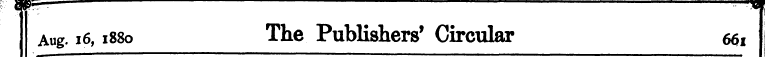 , j gj^. ——-— - q Aug. 16,1880 The Publi...