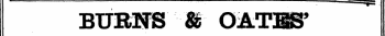 BURNS H OATES' ' NEW STANDARD;COPYBOOKS.
