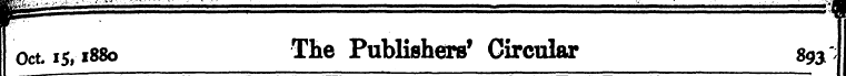¦f"-"- ' ] • •••• Tl Oct. 15,1880 The Pu...