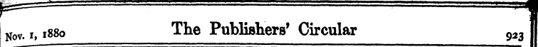Nov .,, 1880 The Publishers' Circular 9a...