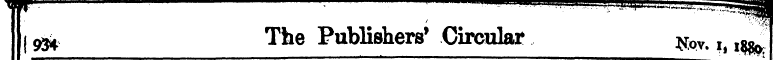 1193* The Publishers' Circular j$oyt h ^