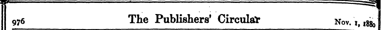 976 The Publishers 1 Circular Nov . 1 , ...