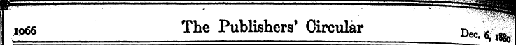 f- IO66 The - Publishers m 1 Circular . ...