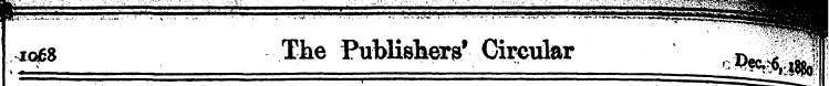 r ^8 * ¦ '-•" ¦ ¦ ¦ The ¦ ¦"" Publishers...